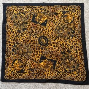 Berkshire Black and Gold Patterned Scarf